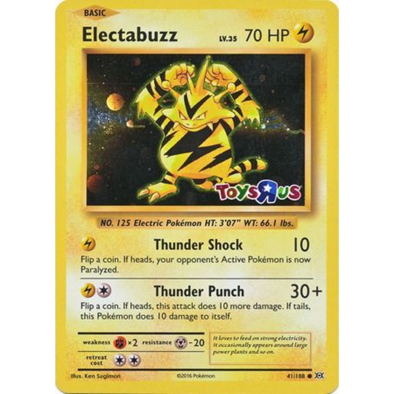 Electabuzz (41/108) (Toys R Us Promo) [XY: Evolutions]