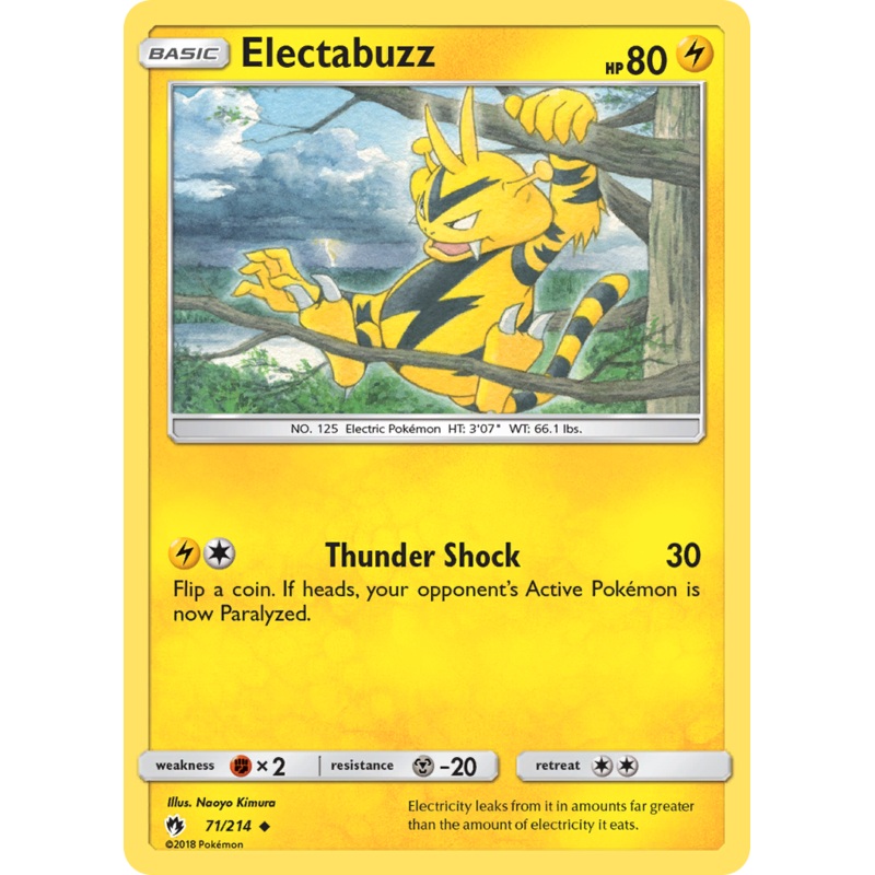 Electabuzz (71/214) [Sun & Moon: Lost Thunder]
