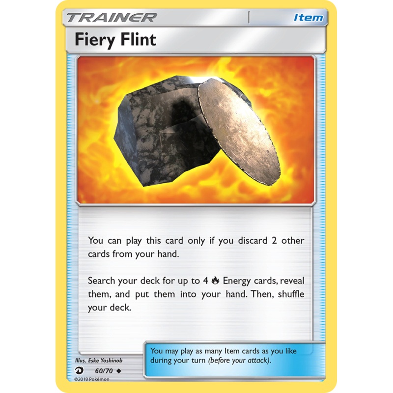 Fiery Flint (60/70) [Sun & Moon: Dragon Majesty]