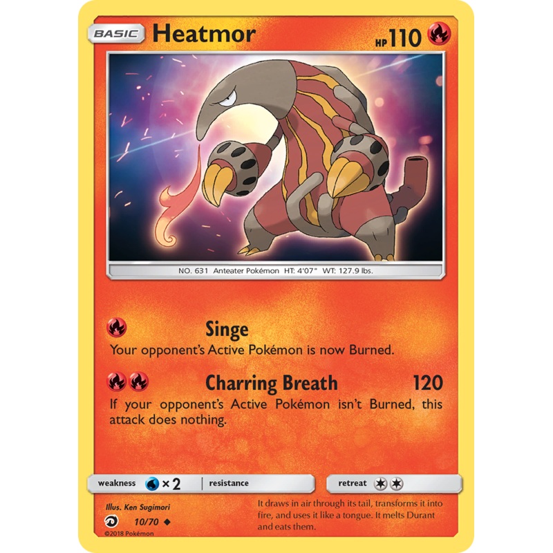 Heatmor (10/70) [Sun & Moon: Dragon Majesty]