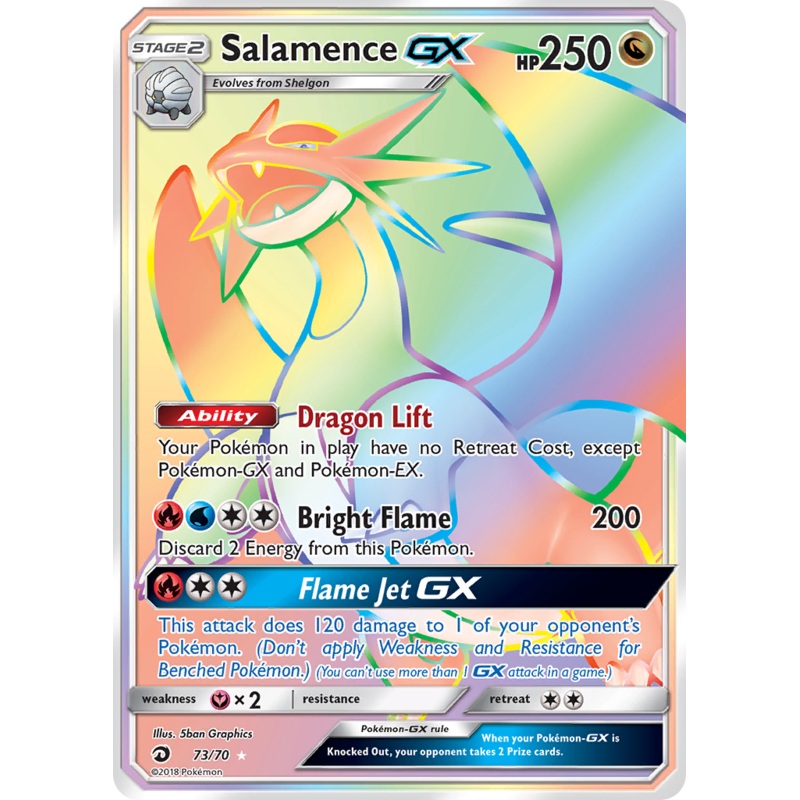 Salamence GX (73/70) [Sun & Moon: Dragon Majesty]