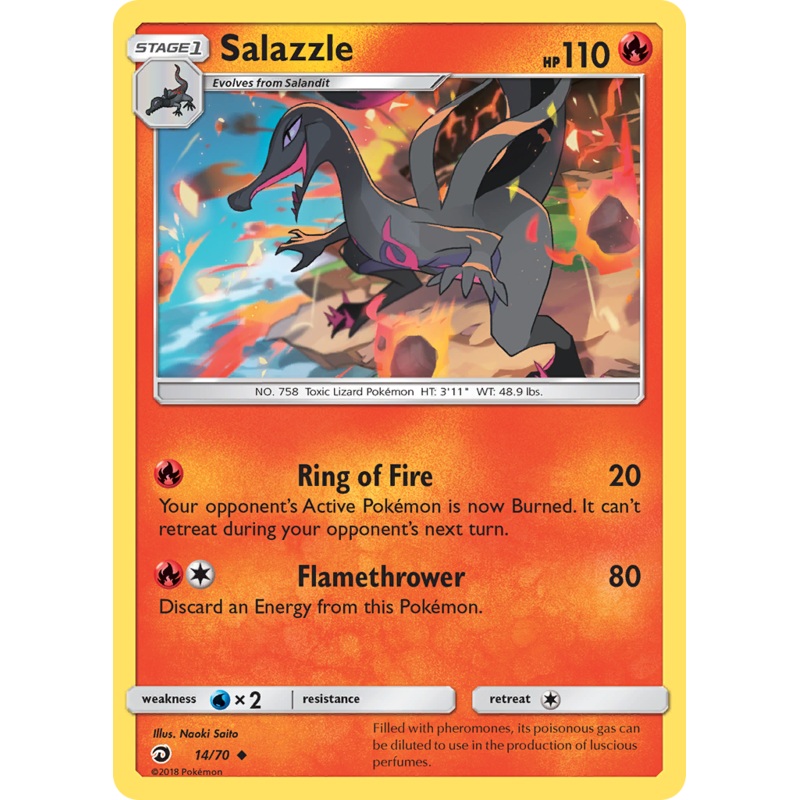 Salazzle (14/70) [Sun & Moon: Dragon Majesty]
