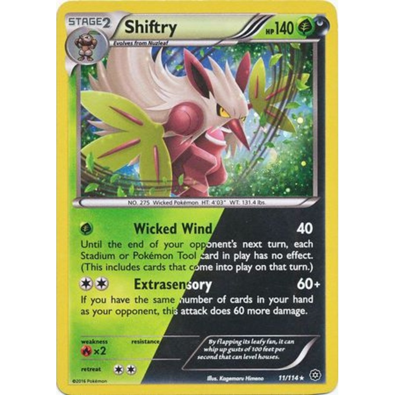 Shiftry (11/114) (Cosmos Holo) [XY: Steam Siege]