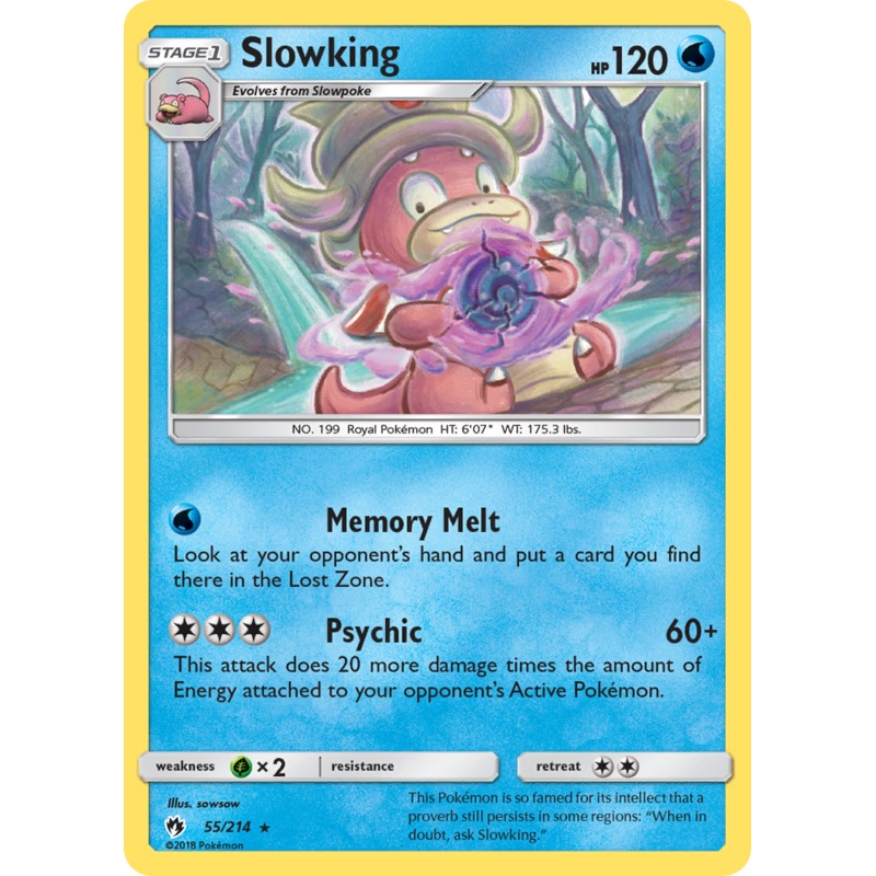 Slowking (55/214) [Sun & Moon: Lost Thunder]