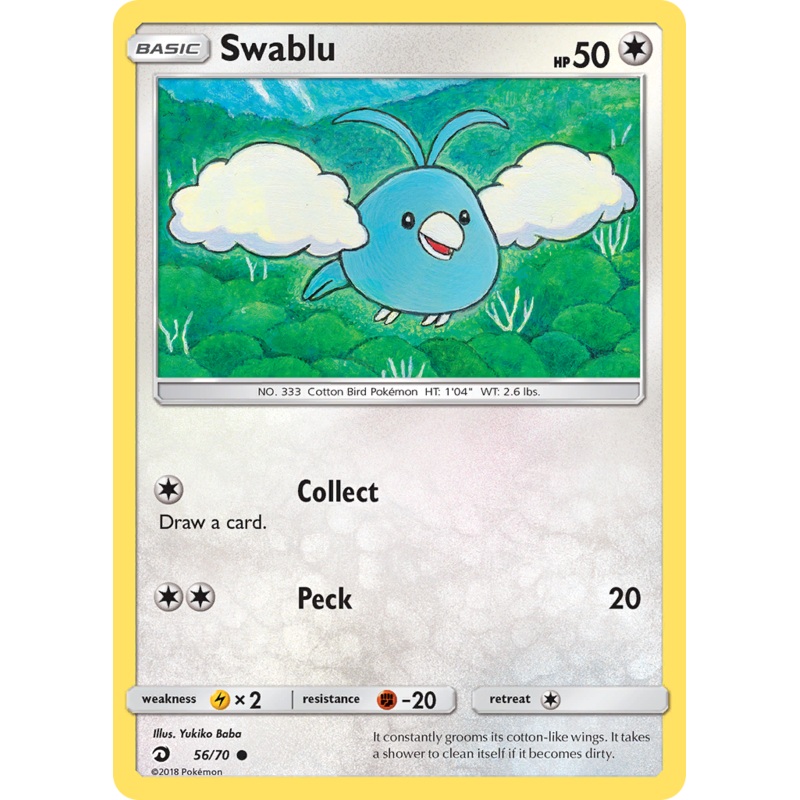 Swablu (56/70) [Sun & Moon: Dragon Majesty]