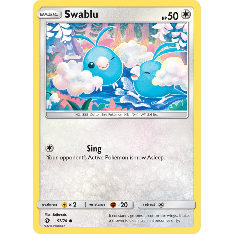 Swablu (57/70) [Sun & Moon: Dragon Majesty]