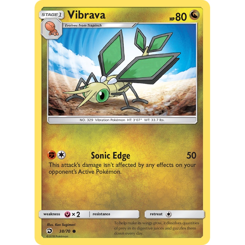 Vibrava (38/70) [Sun & Moon: Dragon Majesty]