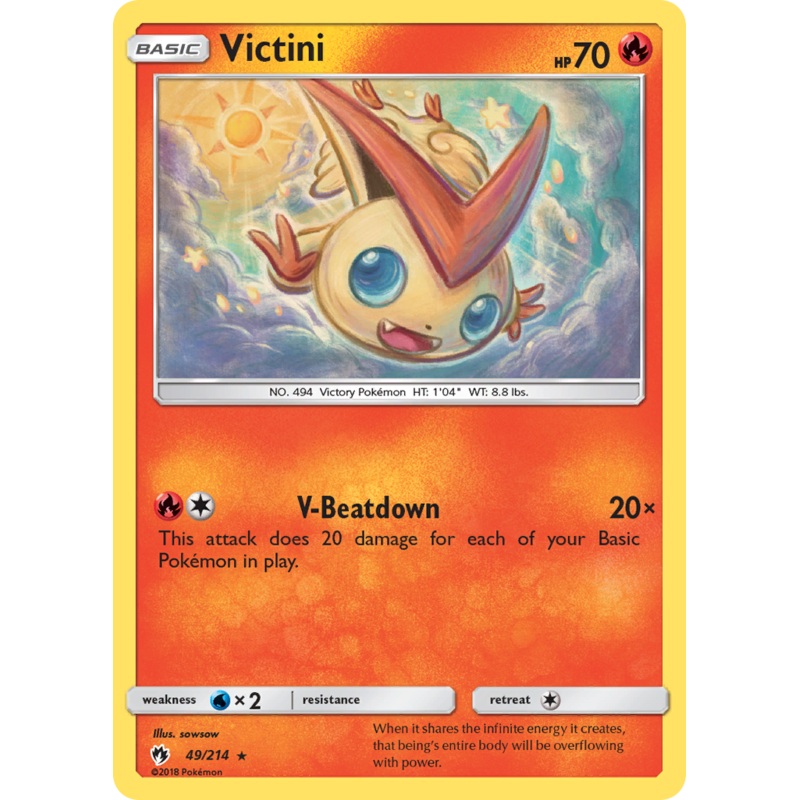 Victini (49/214) [Sun & Moon: Lost Thunder]