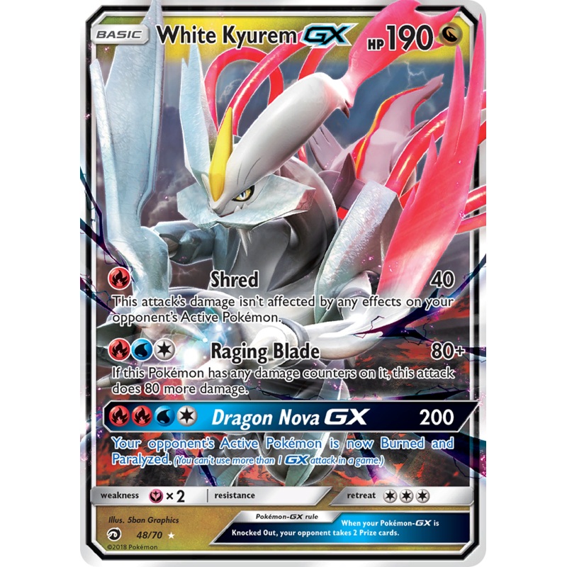 White Kyurem GX (48/70) [Sun & Moon: Dragon Majesty]