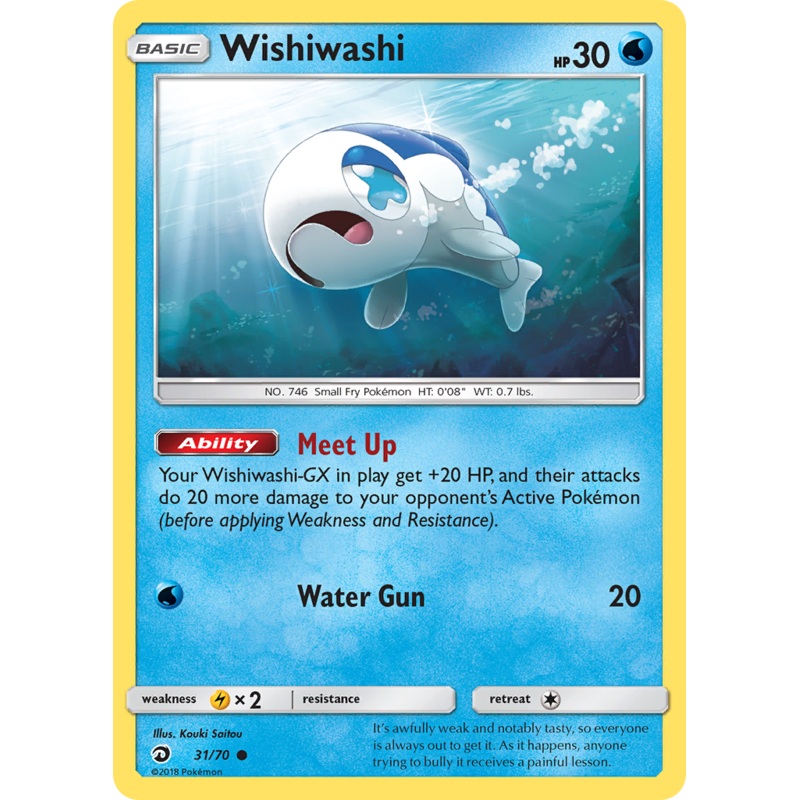 Wishiwashi (31/70) [Sun & Moon: Dragon Majesty]