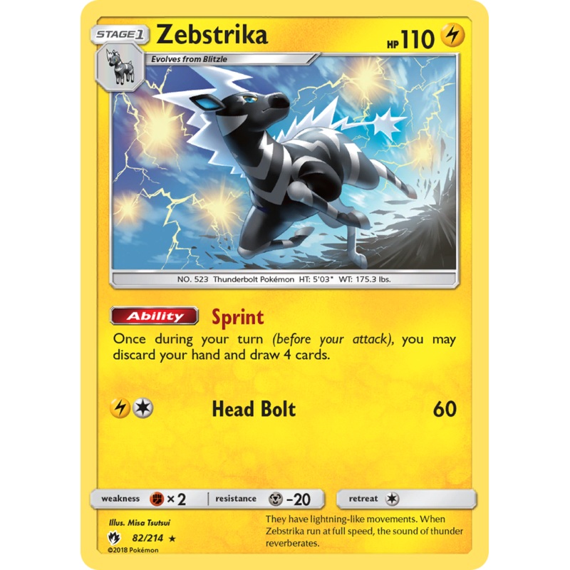 Zebstrika (82/214) [Sun & Moon: Lost Thunder]