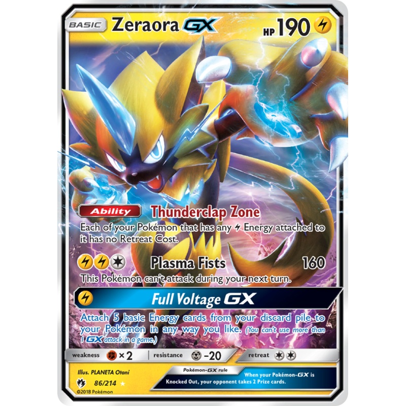 Zeraora GX (86/214) [Sun & Moon: Lost Thunder]