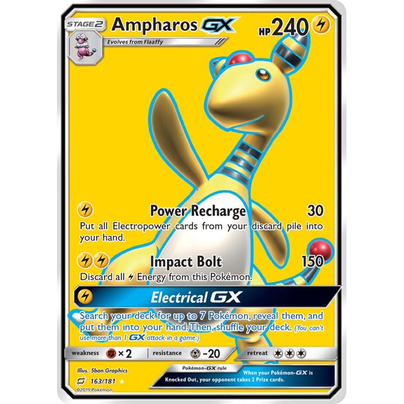 Ampharos GX (163/181) [Sun & Moon: Team Up]