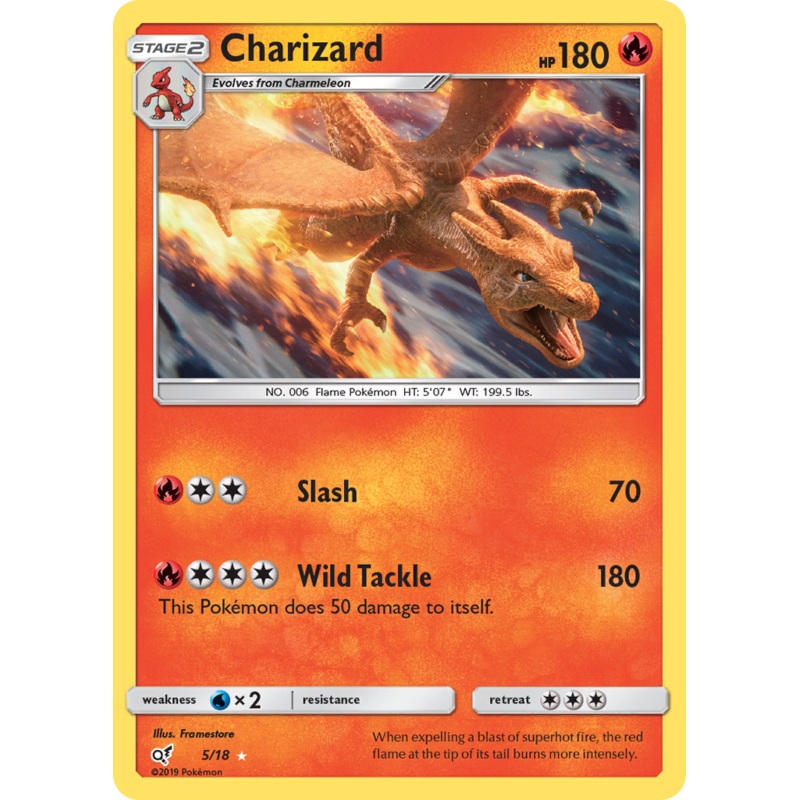 Charizard (5/18) [Sun & Moon: Detective Pikachu]