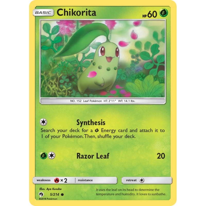Chikorita (5/214) [Sun & Moon: Lost Thunder]