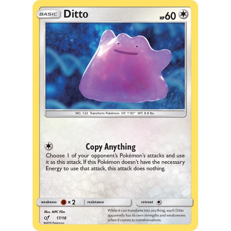 Ditto (17/18) [Sun & Moon: Detective Pikachu]