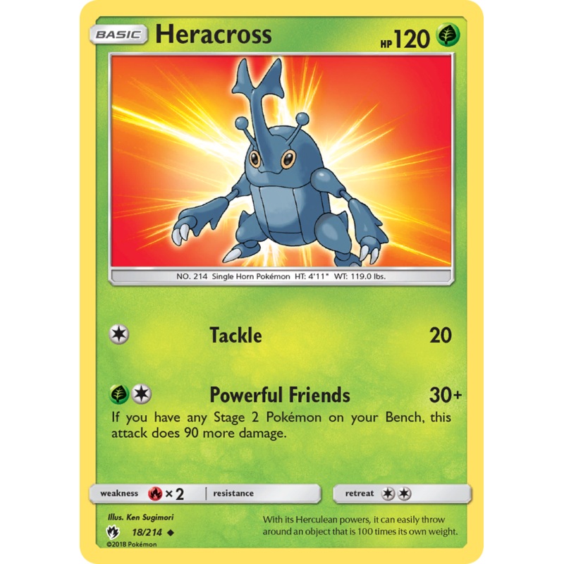 Heracross (18/214) [Sun & Moon: Lost Thunder]