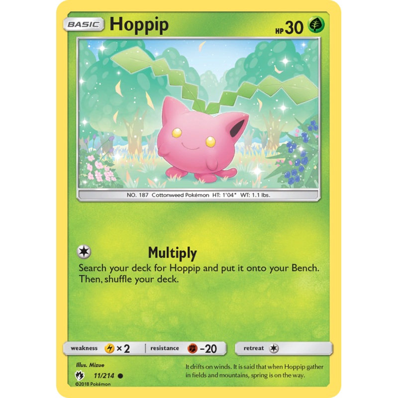 Hoppip (11/214) [Sun & Moon: Lost Thunder]