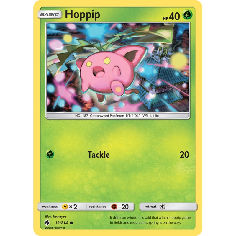 Hoppip (12/214) [Sun & Moon: Lost Thunder]