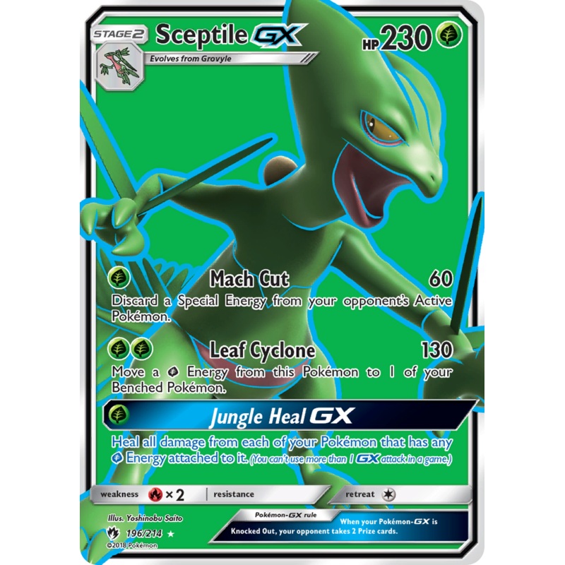 Sceptile GX (196/214) [Sun & Moon: Lost Thunder]