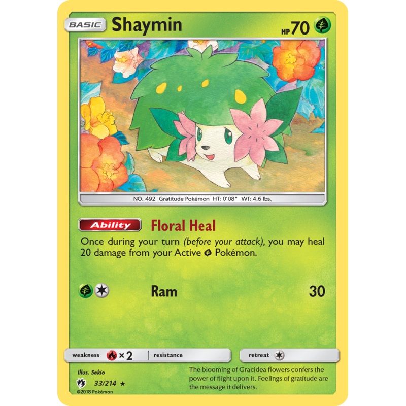 Shaymin (33/214) [Sun & Moon: Lost Thunder]