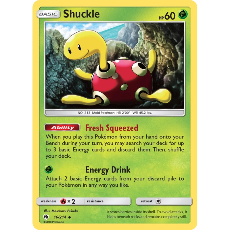 Shuckle (16/214) [Sun & Moon: Lost Thunder]