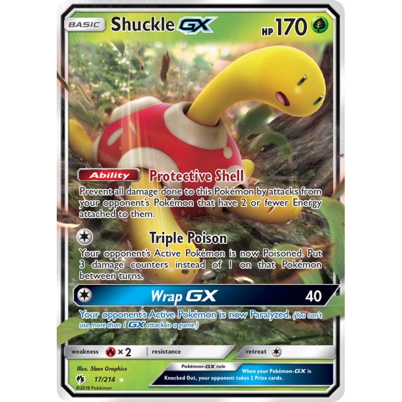 Shuckle GX (17/214) [Sun & Moon: Lost Thunder]