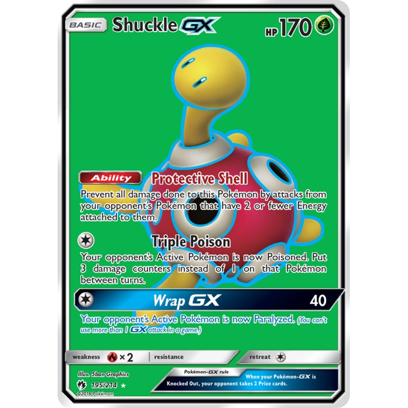 Shuckle GX (195/214) [Sun & Moon: Lost Thunder]
