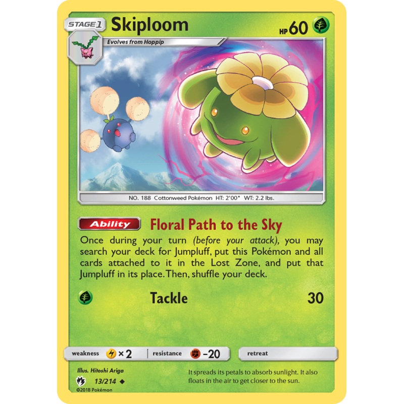Skiploom (13/214) [Sun & Moon: Lost Thunder]