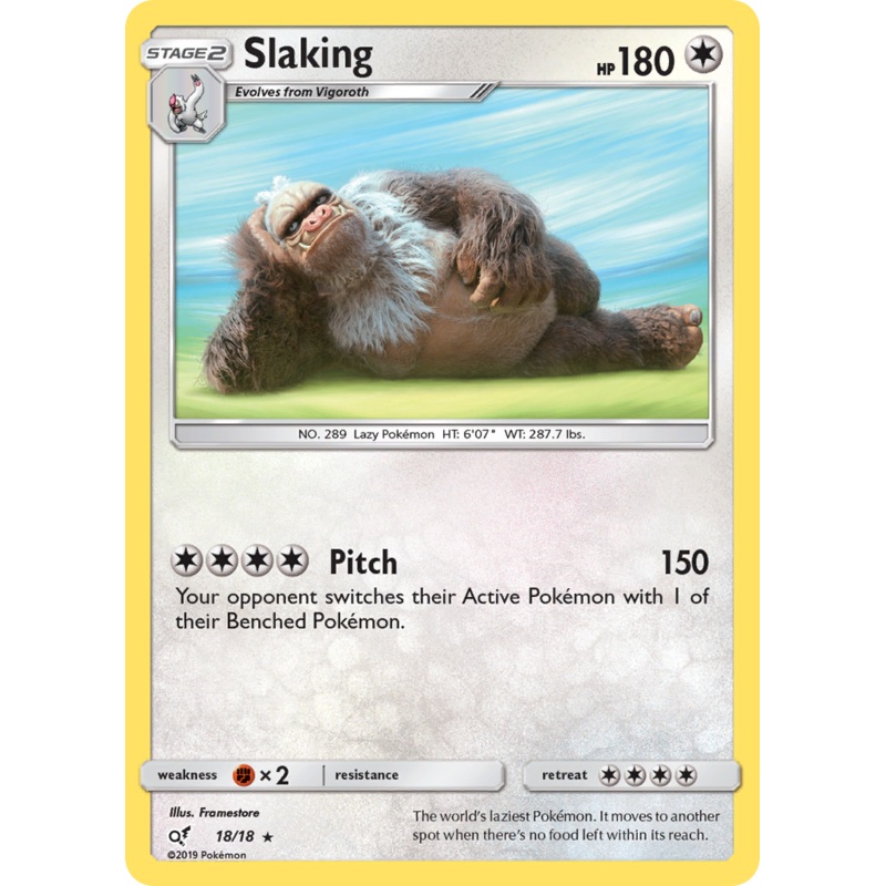 Slaking (18/18) [Sun & Moon: Detective Pikachu]