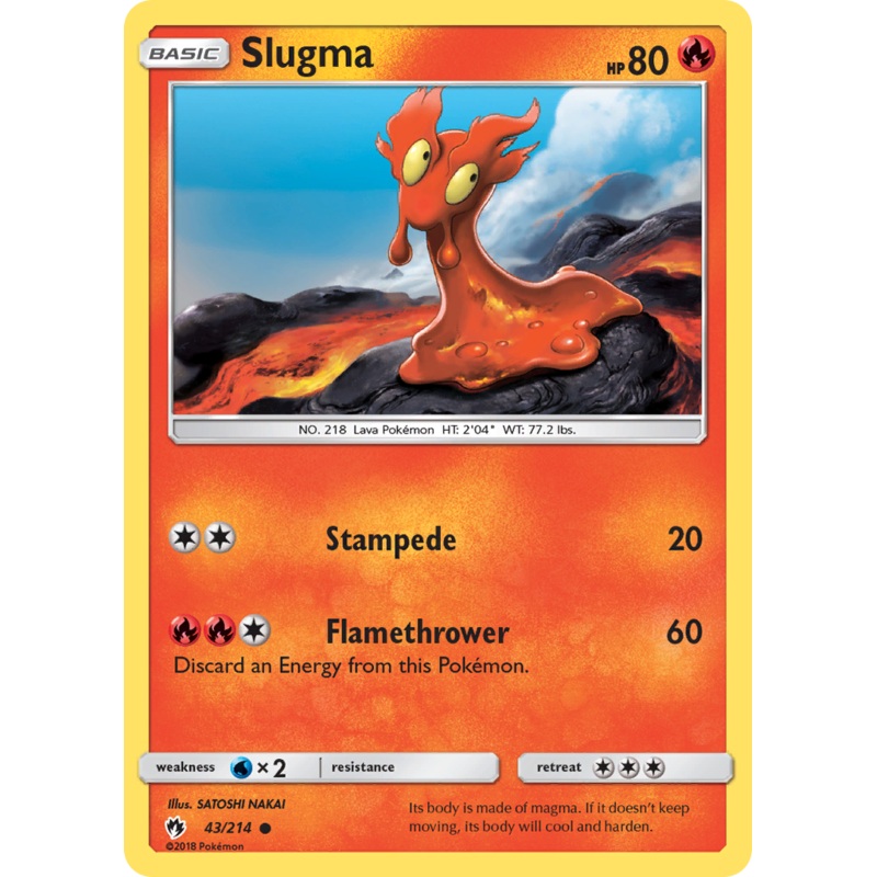 Slugma (43/214) [Sun & Moon: Lost Thunder]