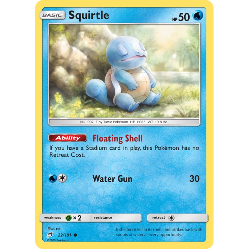 Squirtle (22/181) [Sun & Moon: Team Up]