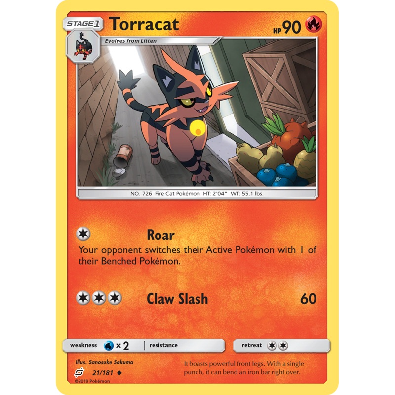 Torracat (21/181) [Sun & Moon: Team Up]