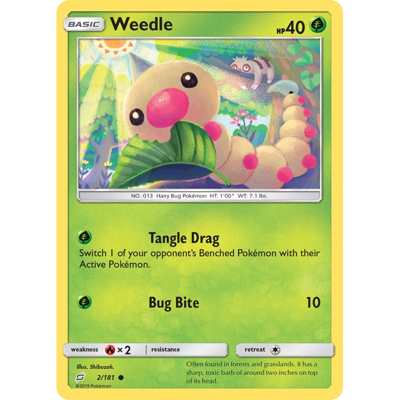 Weedle (2/181) [Sun & Moon: Team Up]
