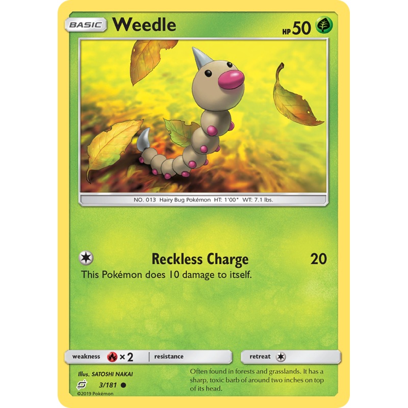 Weedle (3/181) [Sun & Moon: Team Up]