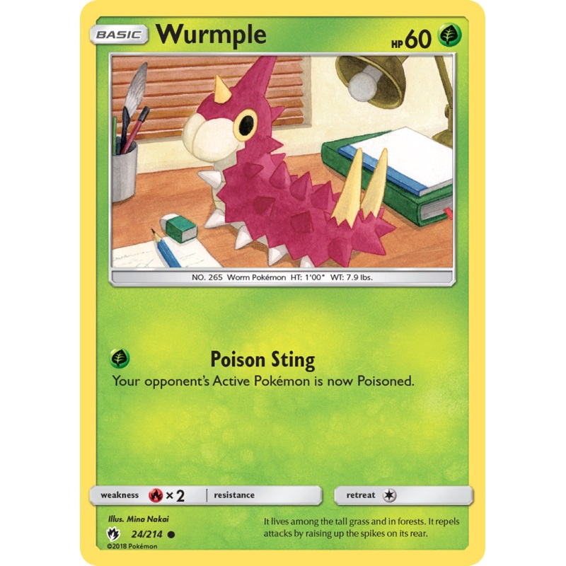Wurmple (24/214) [Sun & Moon: Lost Thunder]