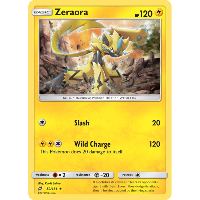 Zeraora (52/181) [Sun & Moon: Team Up]