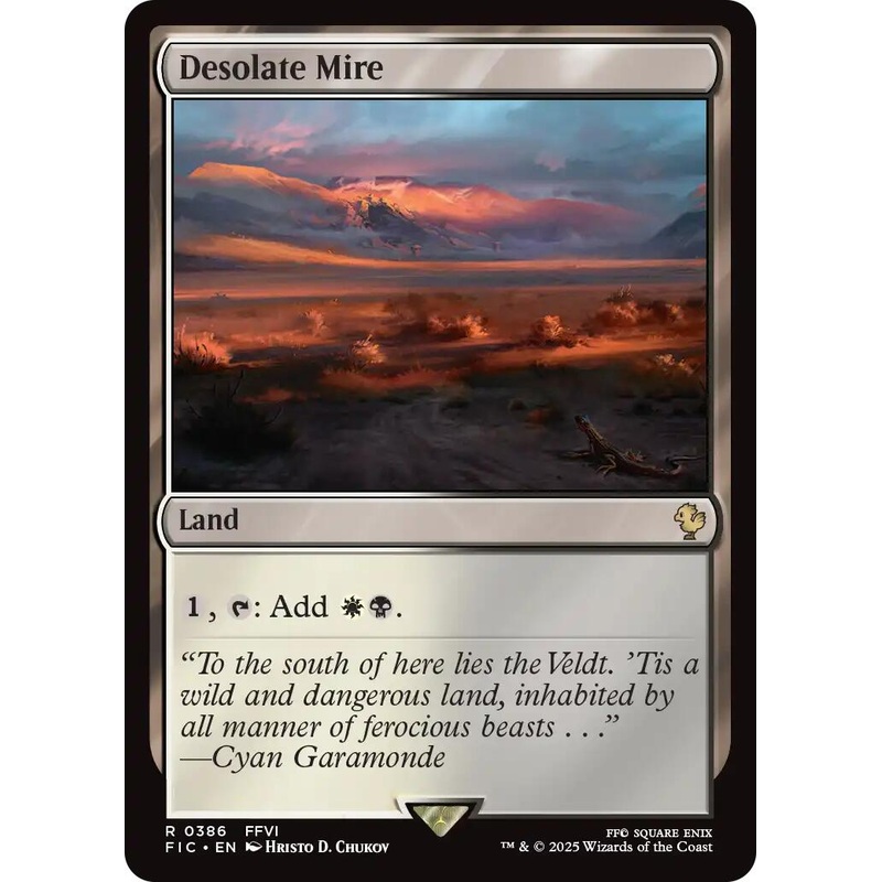 Desolate Mire (Surge Foil) [FINAL FANTASY Commander]