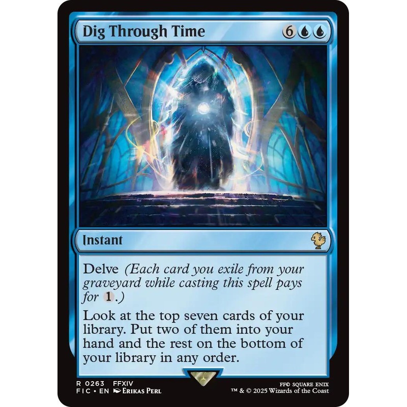 Dig Through Time (Surge Foil) [FINAL FANTASY Commander]