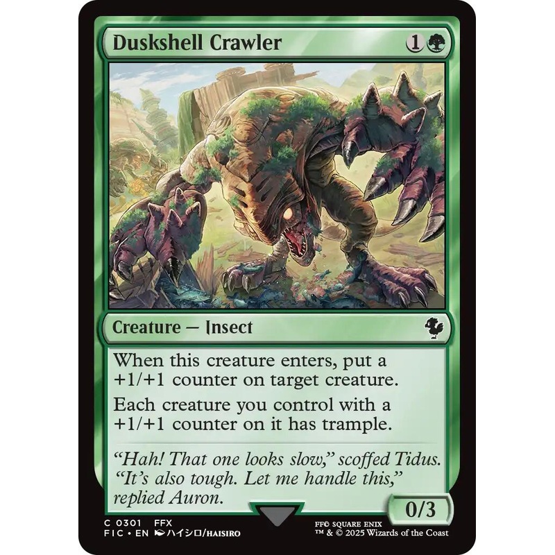 Duskshell Crawler (Surge Foil) [FINAL FANTASY Commander]