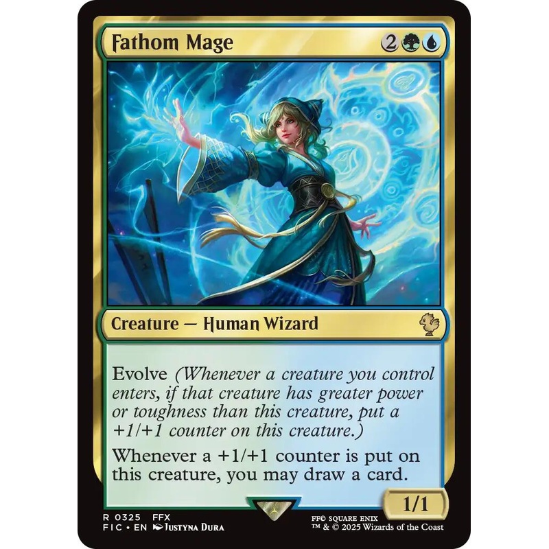 Fathom Mage (Surge Foil) [FINAL FANTASY Commander]