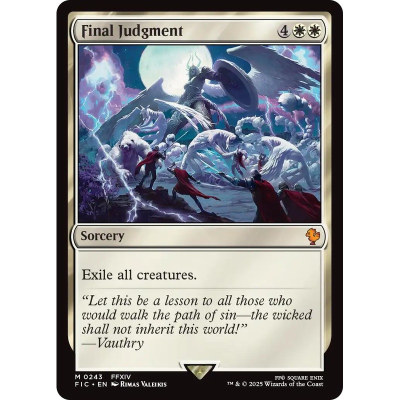 Final Judgment (Surge Foil) [FINAL FANTASY Commander]