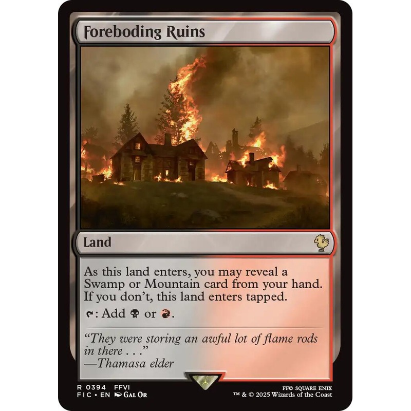 Foreboding Ruins (Surge Foil) [FINAL FANTASY Commander]