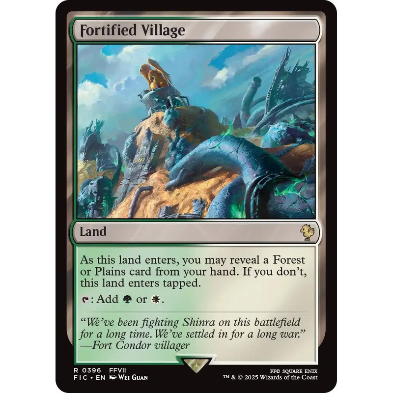 Fortified Village (Surge Foil) [FINAL FANTASY Commander]