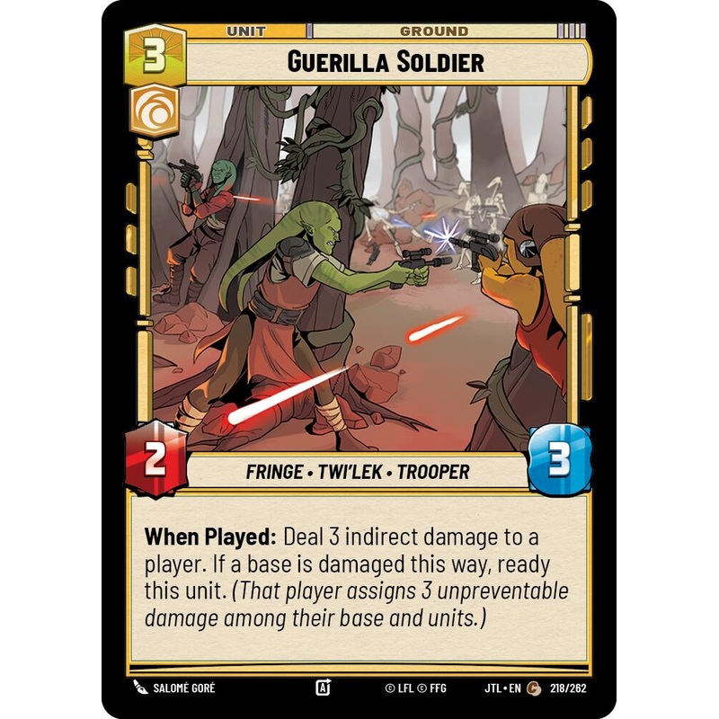 Guerilla Soldier (218/262) (218/257) [Jump to Lightspeed]