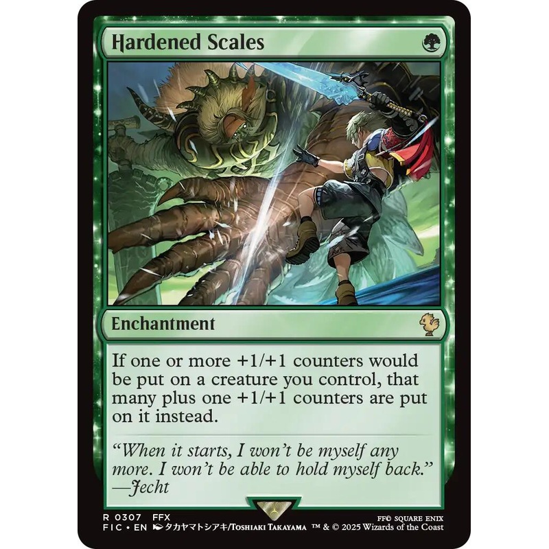 Hardened Scales (Surge Foil) [FINAL FANTASY Commander]
