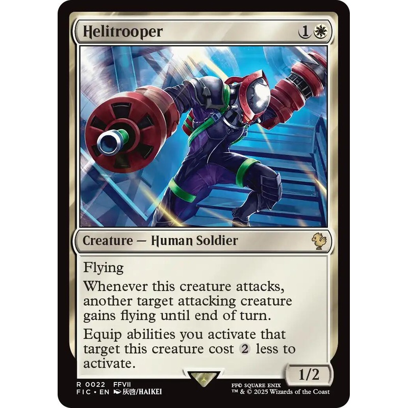 Helitrooper (Surge Foil) [FINAL FANTASY Commander]