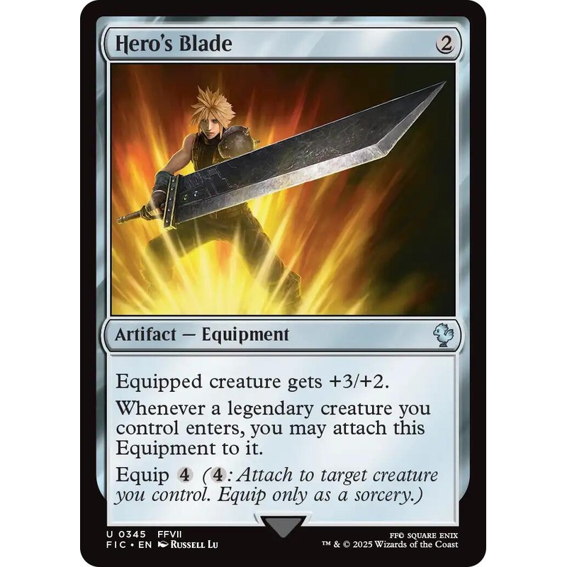 Hero's Blade (Surge Foil) [FINAL FANTASY Commander]