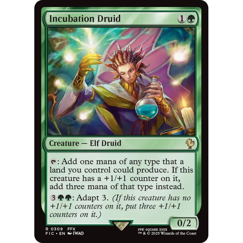 Incubation Druid (Surge Foil) [FINAL FANTASY Commander]