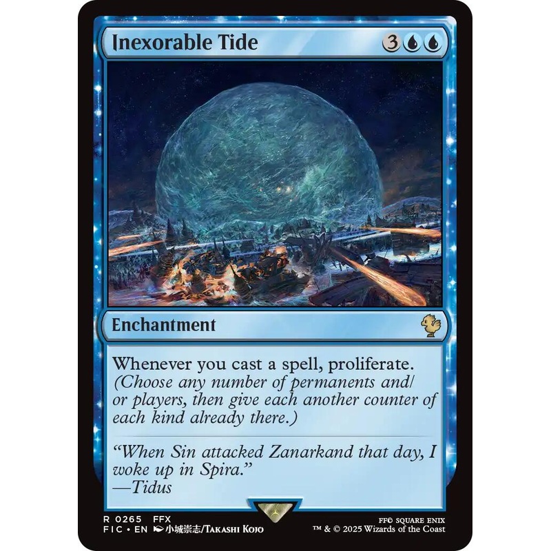 Inexorable Tide (Surge Foil) [FINAL FANTASY Commander]